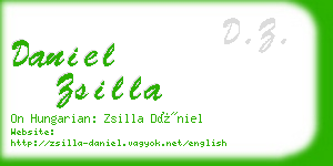 daniel zsilla business card